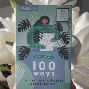Paladone Plantfulness 100 Plant Care Card Set NEW‎